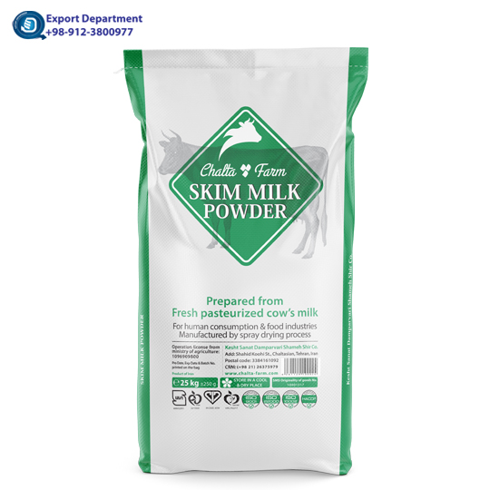 chaltafarm (Iran Milk Powder Compony) UHT Skim Milk Powder (SMP) 25 kg for sale and export